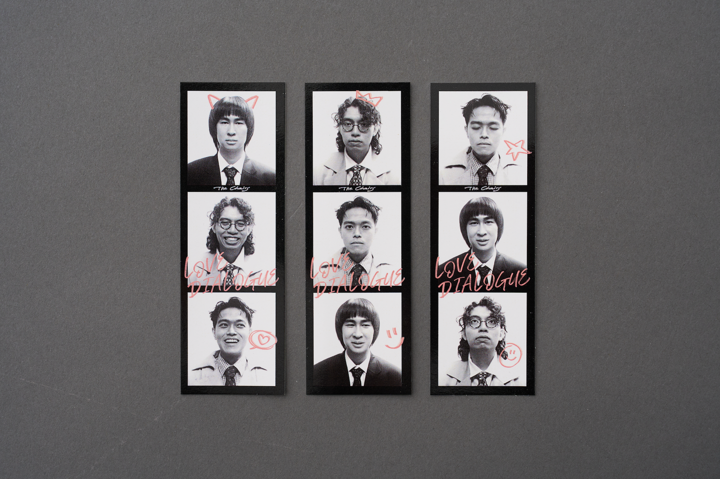 椅子樂團《愛的對白》照片小卡（三款一組）